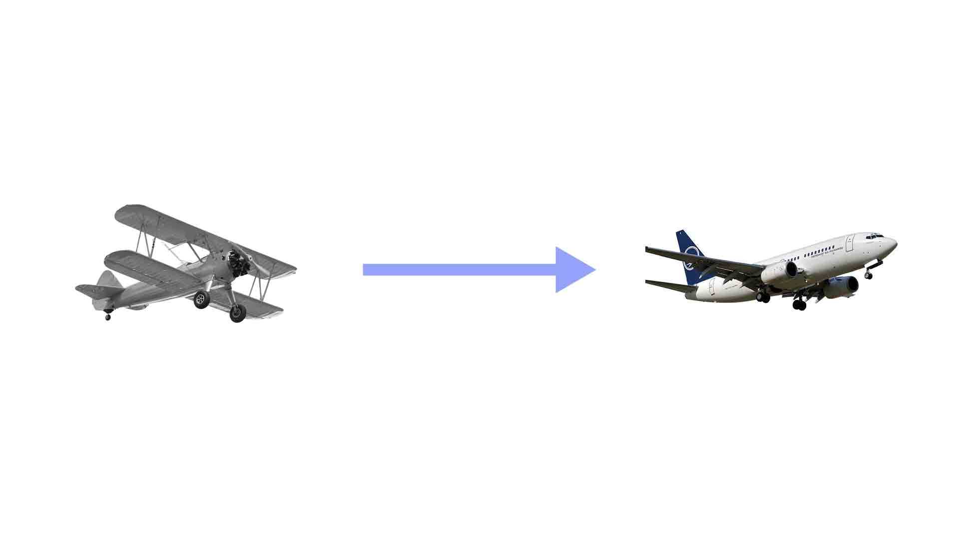 Planes have evolved with the help of adhesives and bonding