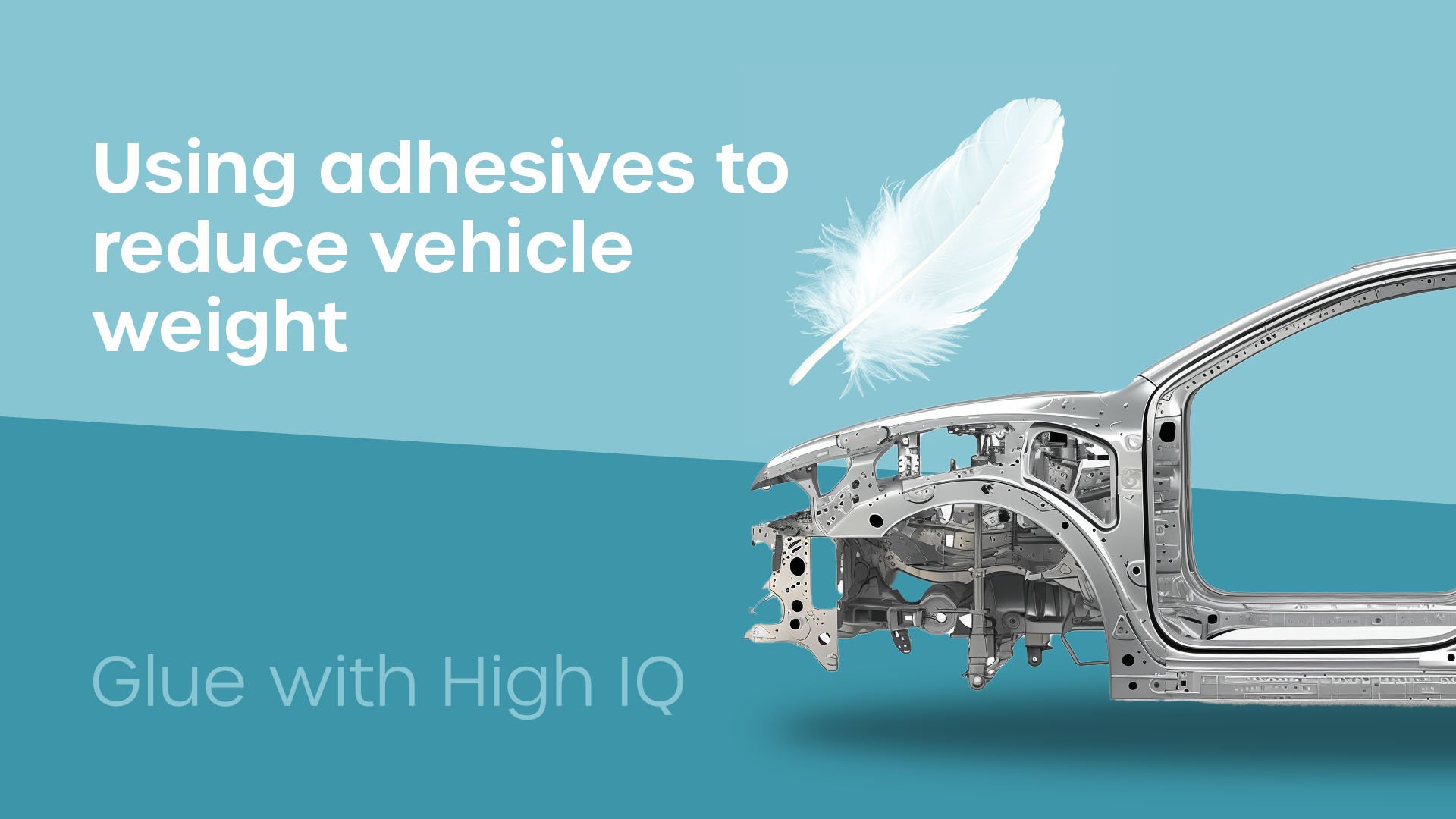 Increasing efficiency of vehicles with adhesives