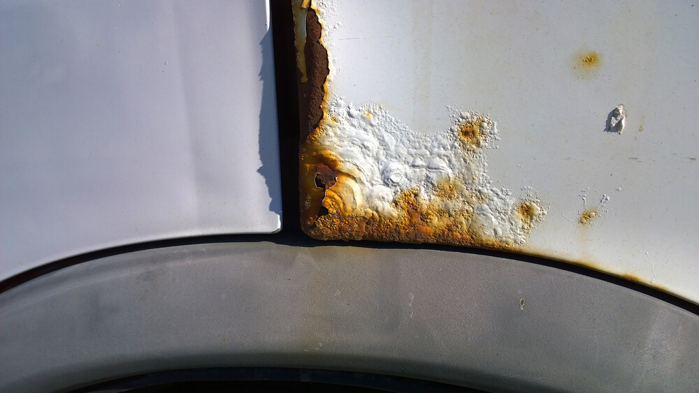 Saltwater can cause rust 