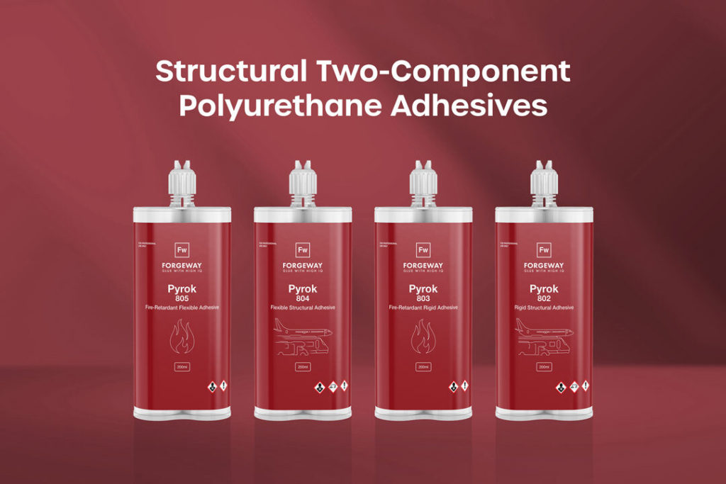 Structural two-component polyurethane adhesives